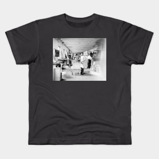 Furniture Maker Workshop Vintage Photography Kids T-Shirt